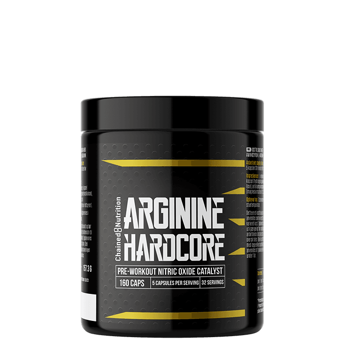 Arginine Hardcore PWO 160 Kapslar – från Chained Nutrition – 249 kr – hos Bodystore
