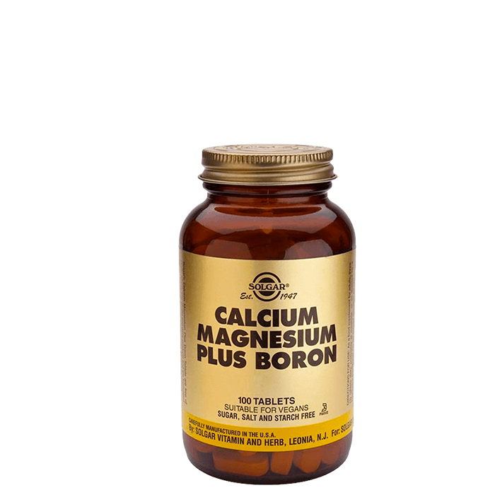 Kalcium Magnesium + Boron 100 kapslar – från Solgar – 118 kr – hos Bodystore