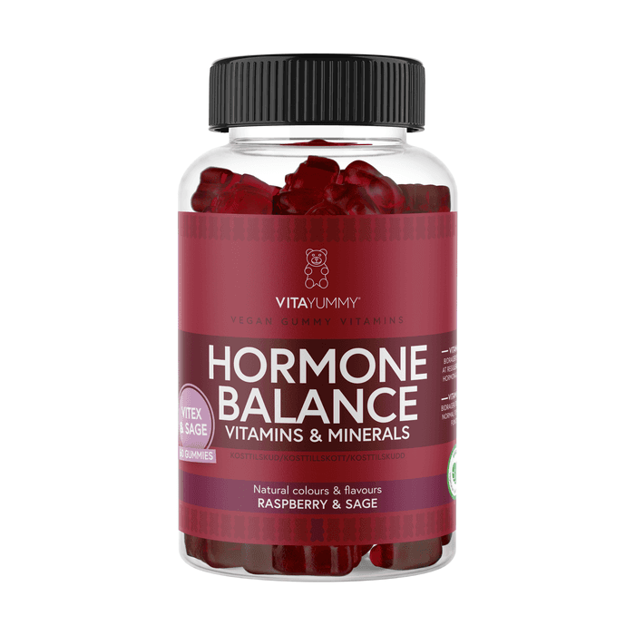Hormone Balance Raspberry & Sage 60 stk – från VITAYUMMY – 143 kr – hos Bodystore