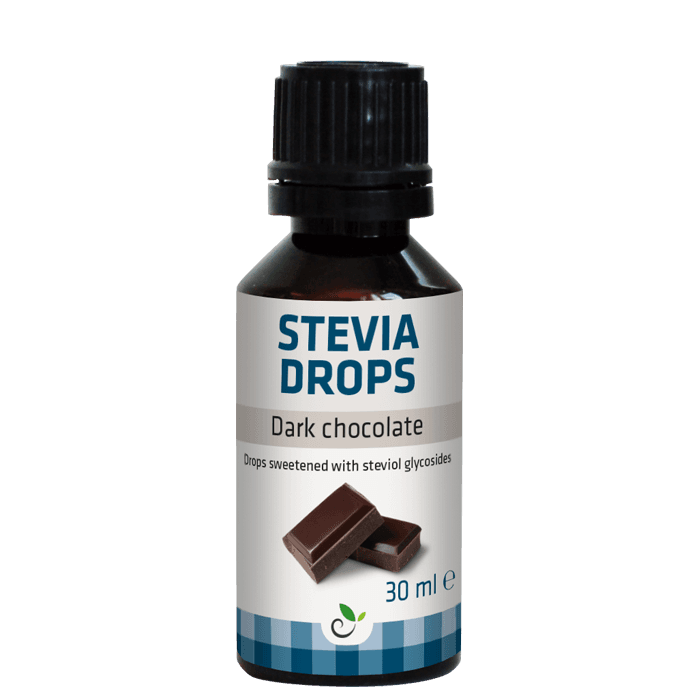 Stevia Droppar Mörk Choklad 30 ml – från SUKRIN – 79 kr – hos Bodystore