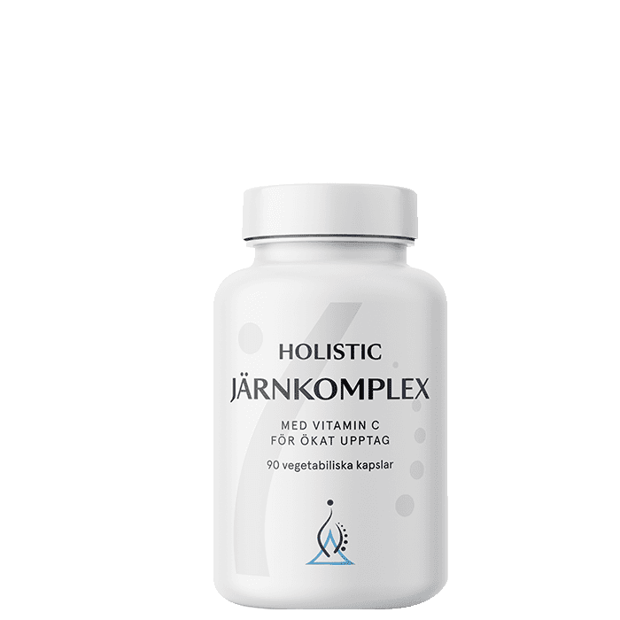 Järnkomplex 90 kapslar från Holistic – köp hos Bodystore