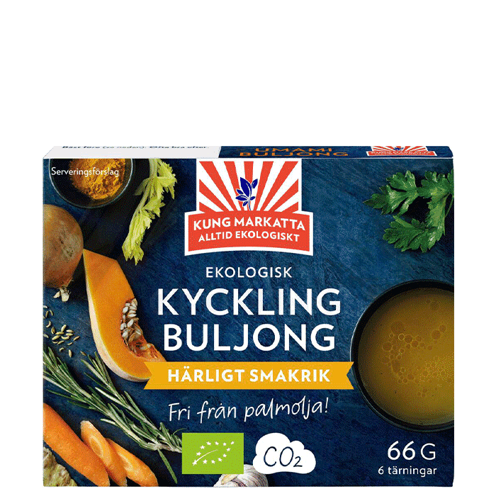 Kycklingbuljong Tärning 6-pack – från Kung Markatta – 19 kr – hos Bodystore