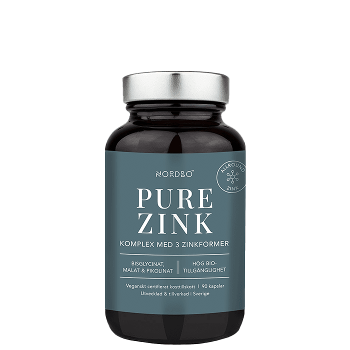 Pure Zink 90 kapslar – från Nordbo – 159 kr – hos Bodystore