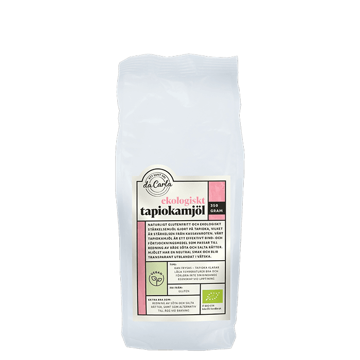 Tapiokamjöl 350 g – från Da Carla – 39 kr – hos Bodystore