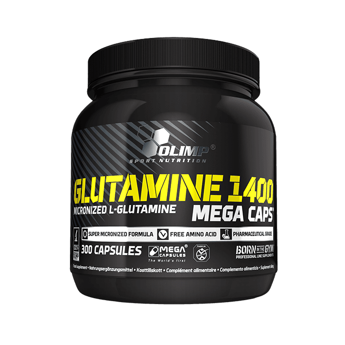Glutamine Mega Caps 1400 300 kapslar – från Olimp Sports Nutrition – 489 kr – hos Bodystore