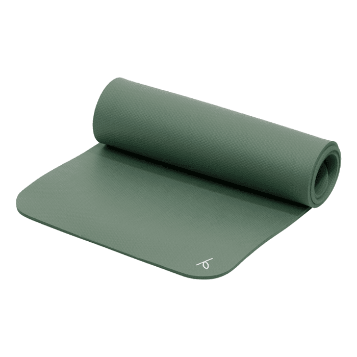 Pilates & Stretch Träningsmatta Grön – från Yogiraj – 799 kr – hos Bodystore