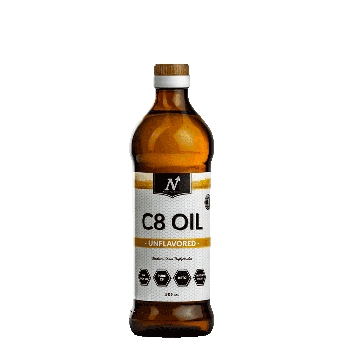 C8 olja 500 ml – från Nyttoteket – 187 kr – hos Bodystore