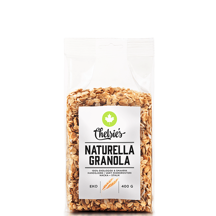 Granola Naturell 400 g från Chelsie s Organic Gourmet Prod – köp hos Bodystore