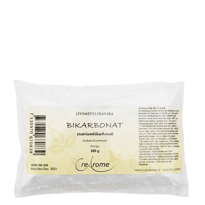 Bikarbonat 250 g – från Crearome – 49 kr – hos Bodystore