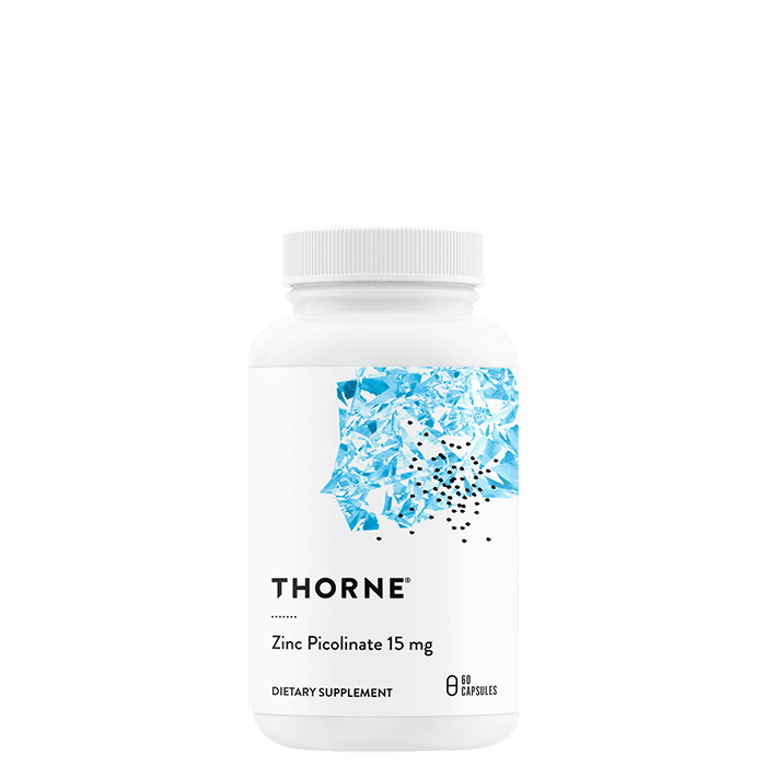 Zinkpikolinat 15 mg 60 kapslar – från Thorne Research Inc. – 179 kr – hos Bodystore