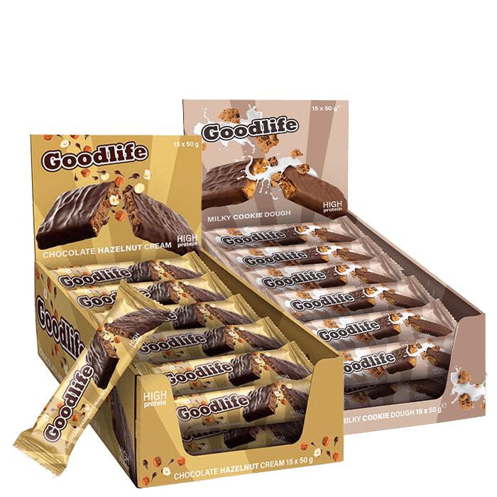 30 x Goodlife Proteinbar 50 g – från Goodlife – 369 kr – hos Bodystore