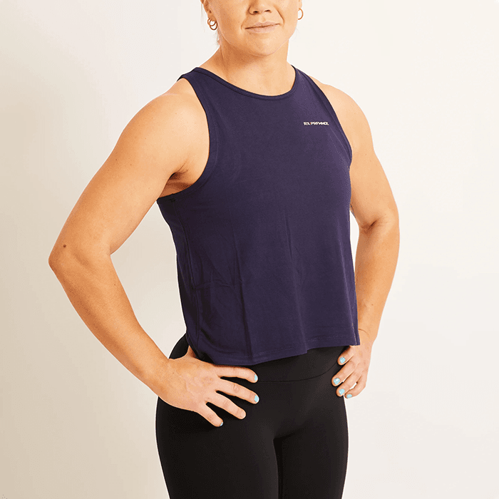 Diane Tank Top, Dark Blue – från RX Performance – 299 kr – hos Bodystore