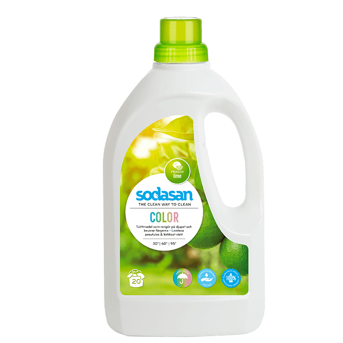 Tvättmedel Lime 1,5 L från Sodasan – köp hos Bodystore