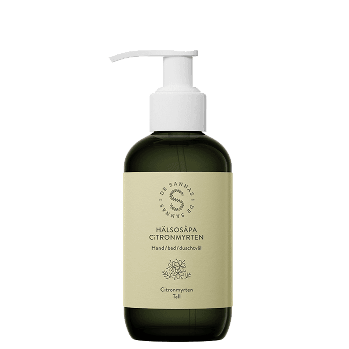 Hälsosåpa Citron Myrtle 500 ml – från Dr Sannas – 225 kr – hos Bodystore