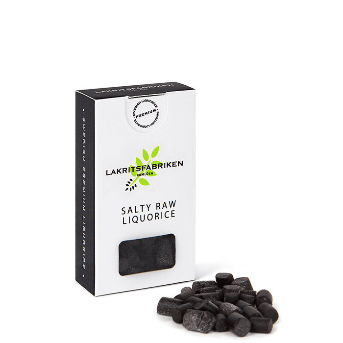 Lakritspastiller Salt 25 g – från Lakritsfabriken – 35 kr – hos Bodystore