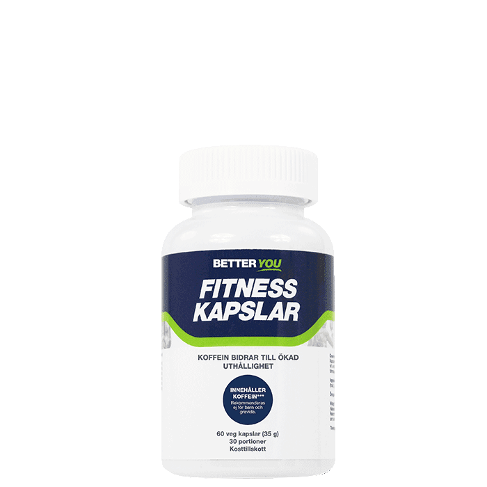 Fitness Kapslar Med Koffein 60 kapslar från Better You – köp hos Bodystore