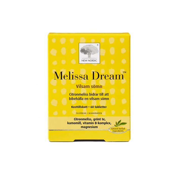 Melissa Dream 60 tabletter – från New Nordic – 255 kr – hos Bodystore
