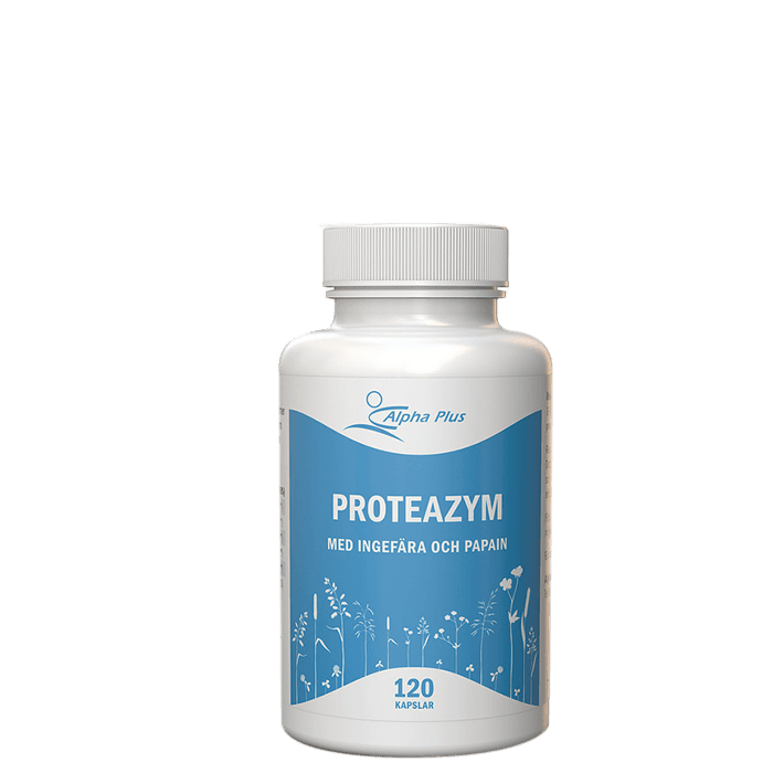 Proteazym 120 kapslar – från Alpha Plus – 338 kr – hos Bodystore