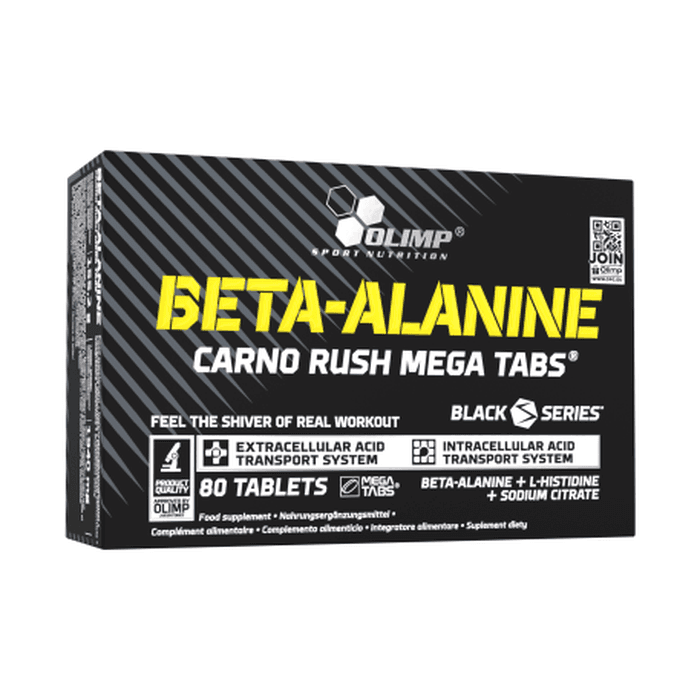 Beta-alanin Carno Rush PWO 80 tabs – från Olimp Sports Nutrition – 149 kr – hos Bodystore