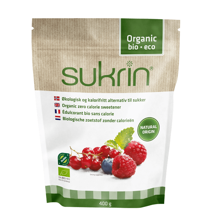 Sukrin Ekologisk Sockerersättning 400 g – från SUKRIN – 89 kr – hos Bodystore