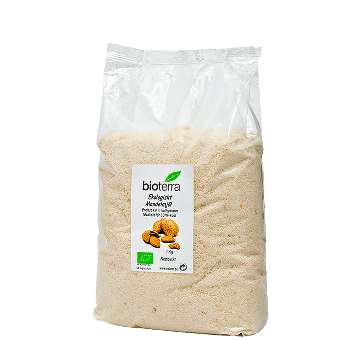 Ekologiskt Mandelmjöl 1 kg – från Nyform – 269 kr – hos Bodystore