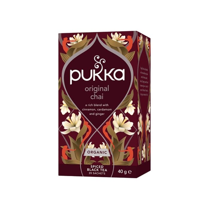 Svart Te Original Chai EKO 20 st – från Pukka – 49 kr – hos Bodystore