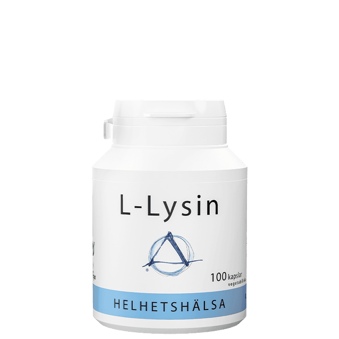L-lysin 470 mg 100 kapslar – från Helhetshälsa – 132 kr – hos Bodystore