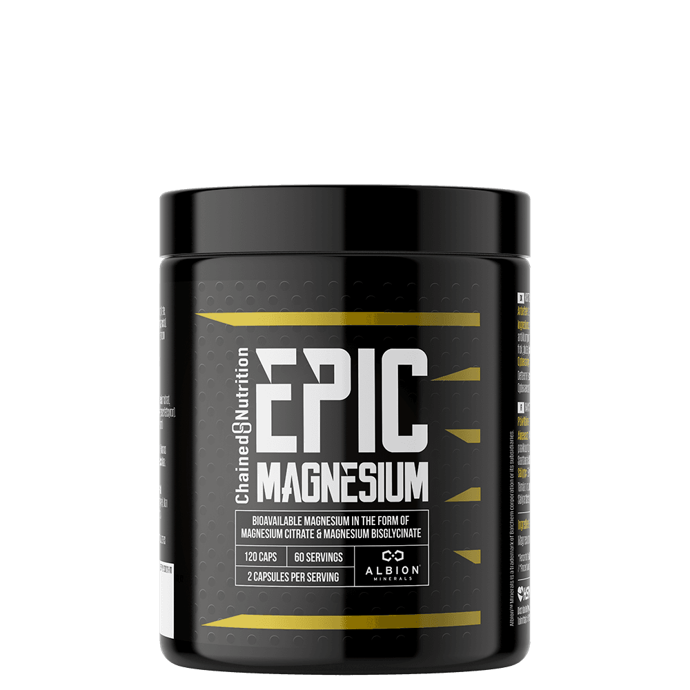 Epic Magnesium 120 kapslar – från Chained Nutrition – 149 kr – hos Bodystore