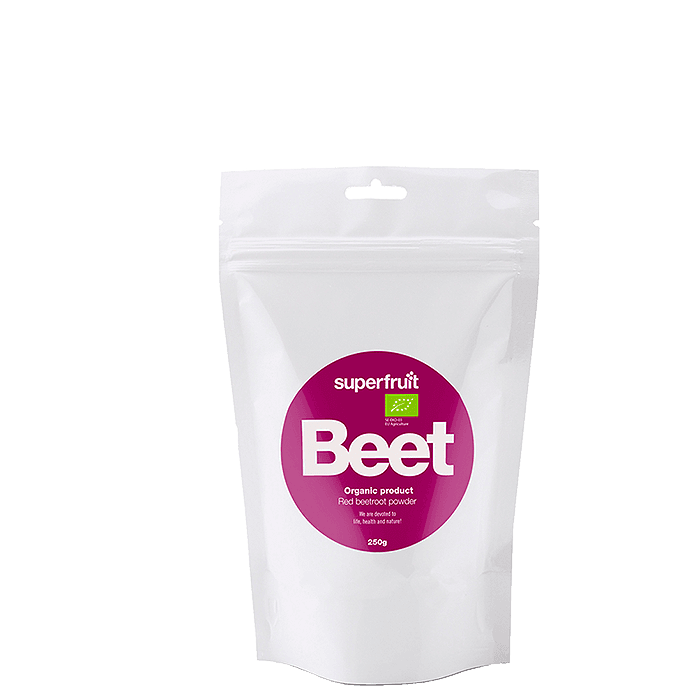 Rödbetspulver EKO 250 g – från Superfruit – 151 kr – hos Bodystore