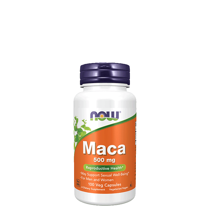 Maca 500 mg 100 veg kapslar – från Now Foods – 119 kr – hos Bodystore