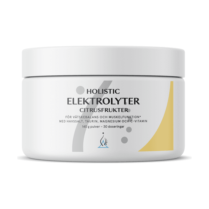 Elektrolyter 140 g från Holistic – köp hos Bodystore