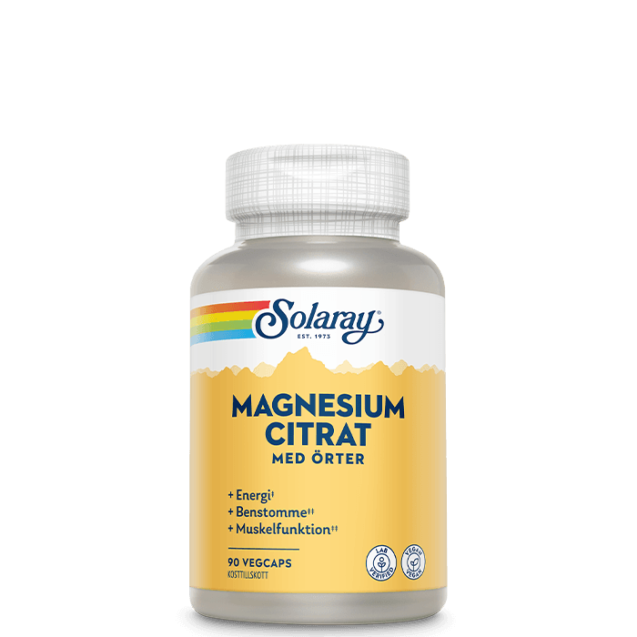 BioCitrate Magnesium 90 kapslar från Solaray – köp hos Bodystore