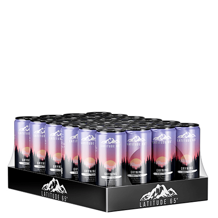 24 x Latitude 65 Energidryck 330 ml – från Latitude 65 – 399 kr – hos Bodystore