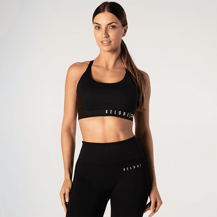 Relode Core Sports Bra, Black – från Relode – 399 kr – hos Bodystore