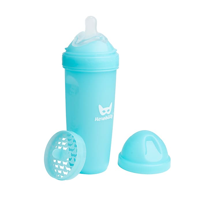 Nappflaska 340 ml Blå – från Herobility – 129 kr – hos Bodystore
