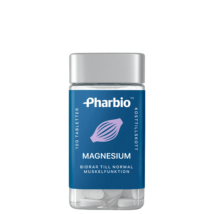 Magnesium 100 tabletter från Pharbio – köp hos Bodystore