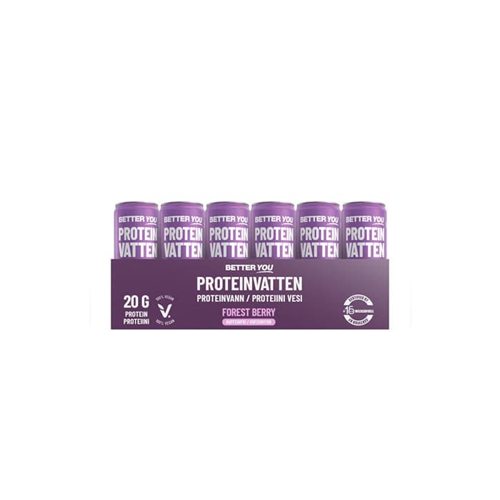 24 x Proteinvatten 330 ml Skogsbär – från Better You – 499 kr – hos Bodystore