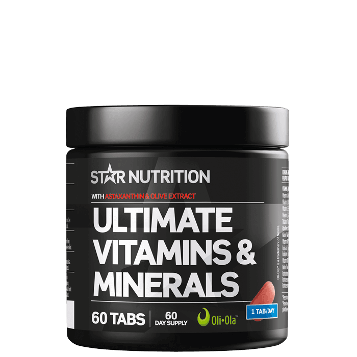 Ultimate Vitamins & Minerals 60 kapslar – från Star Nutrition – 199 kr – hos Bodystore