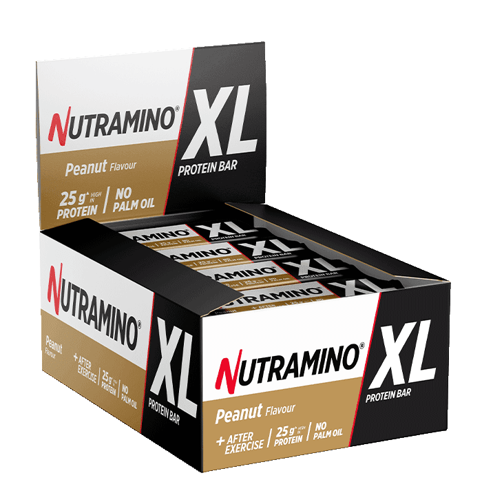 16 x XL Proteinbar 74 g från Nutramino Fitness Nutrition – köp hos Bodystore