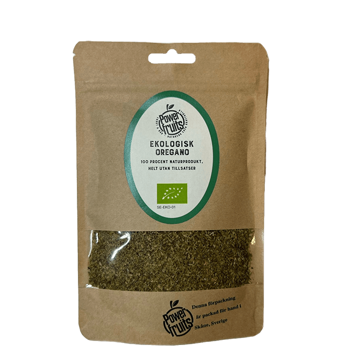 Ekologisk Oregano 50 g – från Powerfruits – 44 kr – hos Bodystore