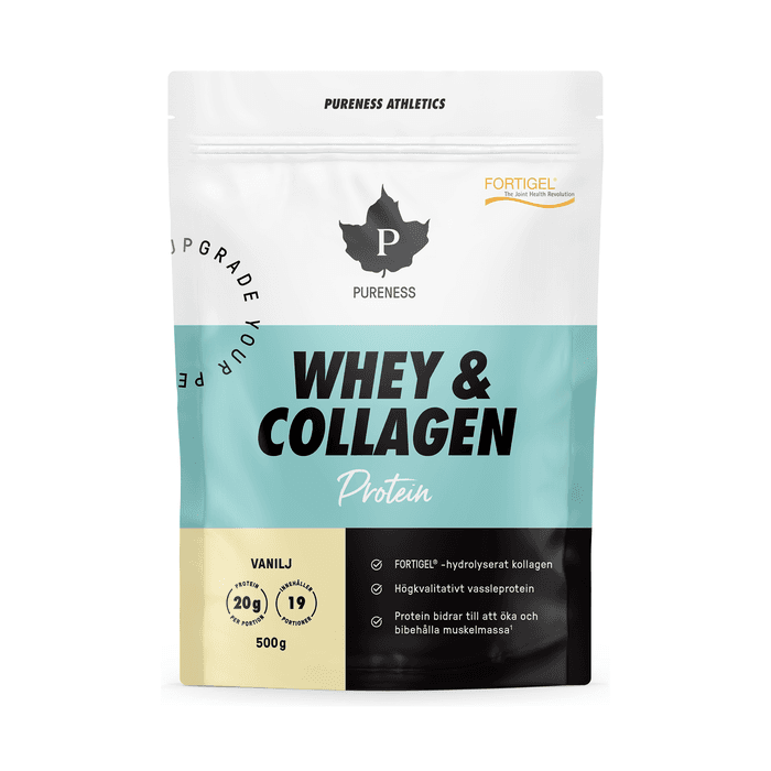Athletics Whey & Collagen 500 g – från Pureness – 274 kr – hos Bodystore