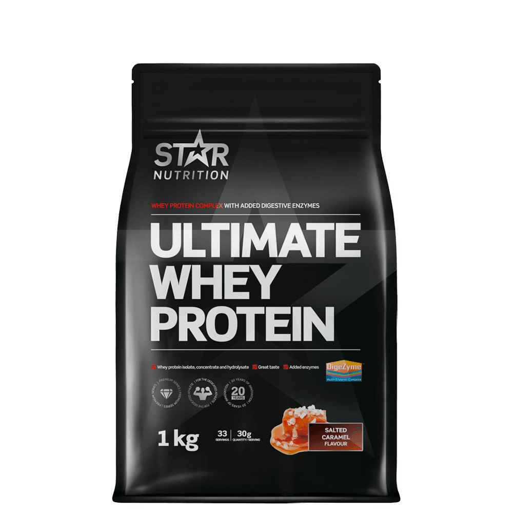 Ultimate Whey Vassleprotein 1 kg från Star Nutrition – köp hos Bodystore