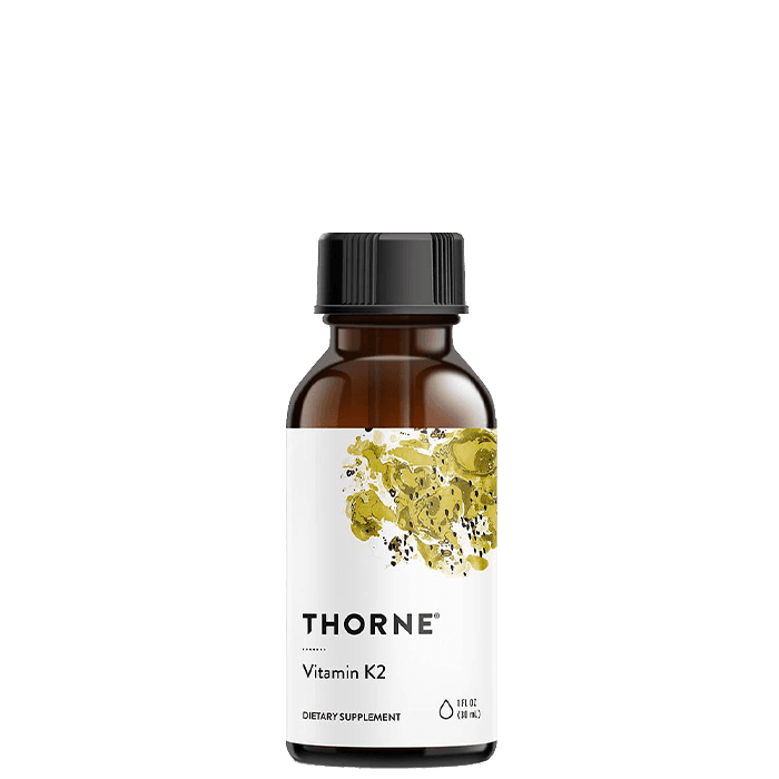 Vitamin K2 flytande (1 mg/drop), 30 ml – från Thorne Research Inc. – 974 kr – hos Bodystore