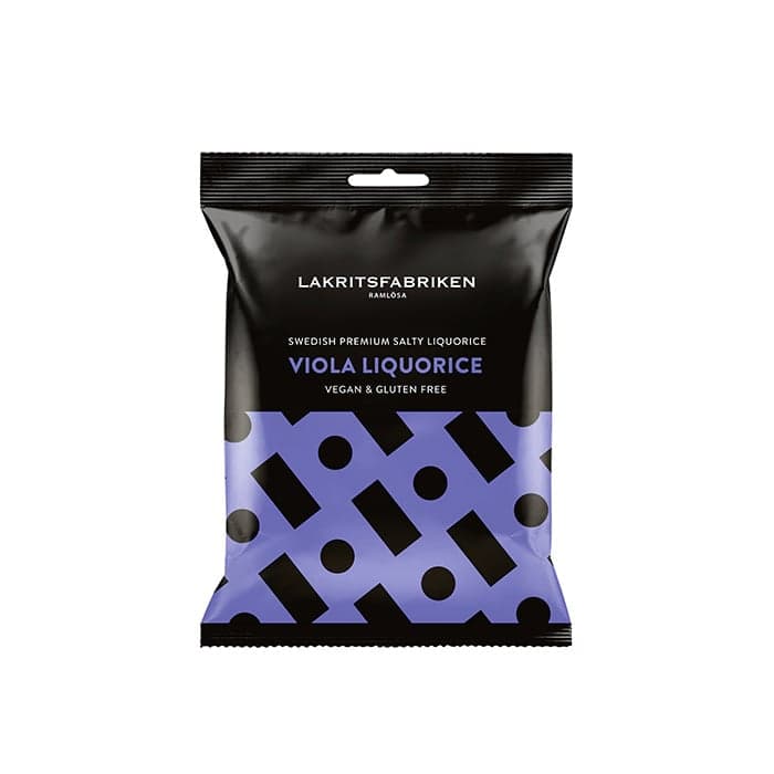 Premium Lakrits Viola Salt 100 g – från Lakritsfabriken – 29 kr – hos Bodystore