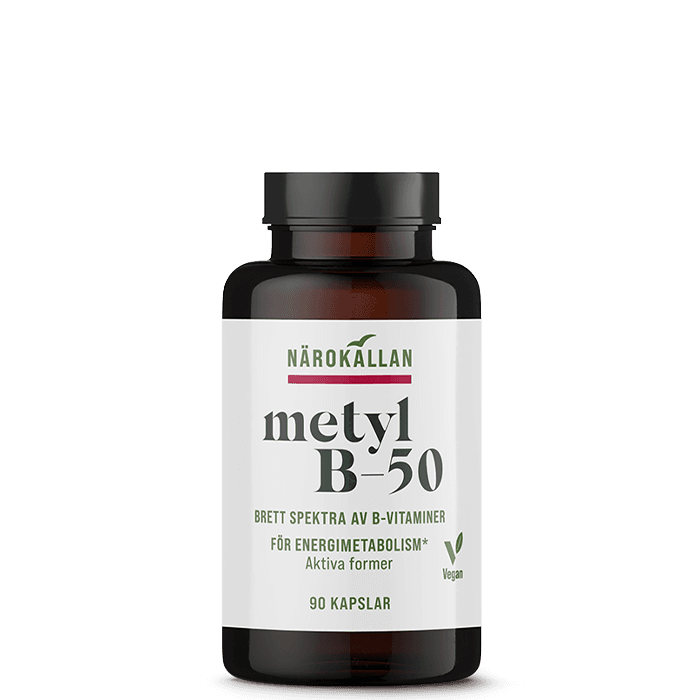 Metyl B-50 90 kapslar – från Närokällan – 269 kr – hos Bodystore
