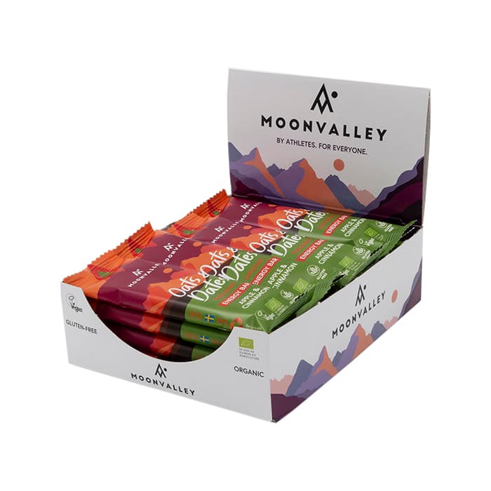 12x Vegan Energy bar Oats & Dates 50 g – från Moonvalley – 255 kr – hos Bodystore