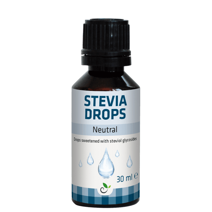 Stevia Droppar Neutral 30 ml – från SUKRIN – 79 kr – hos Bodystore