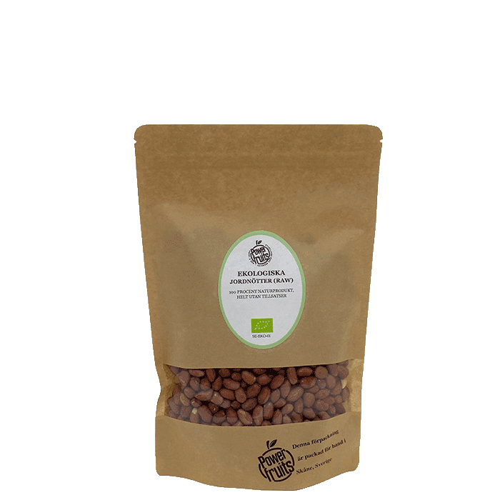 Ekologiska Jordnötter 250 g – från Powerfruits – 55 kr – hos Bodystore
