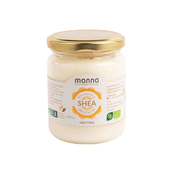 Sheasmör Neutral 200 g – från Manna – 89 kr – hos Bodystore