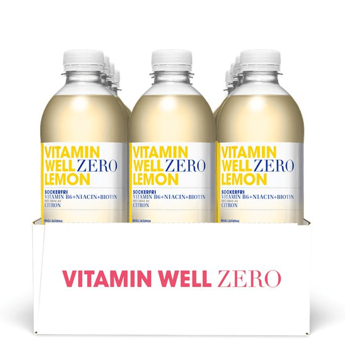 12 x Vitamin Well Zero Vitamindryck 500 ml – från Vitamin Well – 239 kr – hos Bodystore